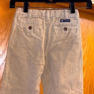 Chaps Ralph Lauren boy’s size 6 tan khaki adjustable waist cords pants EUC